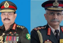 জেনারেল আজিজের সঙ্গে ভারতীয় সেনাপ্রধানের সাক্ষাৎ