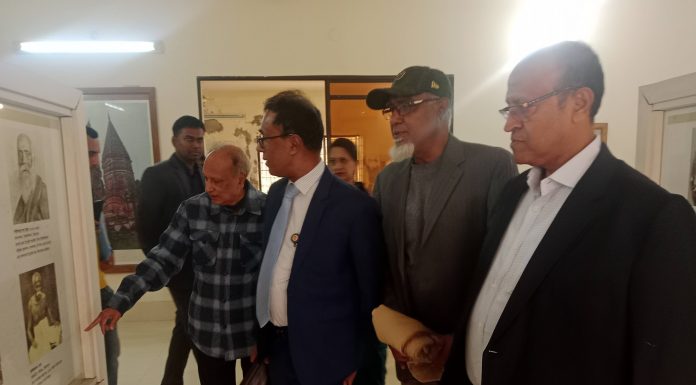 বিক্রমপুর জাদুঘর পরিদর্শন করেছেন সংস্কৃতি বিষয়ক মন্ত্রণালয়ের যুগ্ম সচিব মুঃ বিল্লাল হোসেন খান এবং প্রত্নতত্ত্ব অধিদপ্তরের আঞ্চলিক পরিচালক আফরোজা খান মিতা