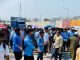 বিক্রমপুর আদর্শ কলেজের পরিক্ষা কেন্দ্র বহাল এর দাবীতে সড়ক অবরোধ