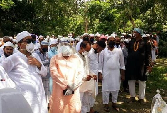 গাঁওদিয়া ইউনিয়ন আওয়ামী লীগের নেতা আবু সিদ্দিক মাদবরের নামাজে জানাজা অনুষ্ঠিত