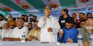বিএম শোয়েবের নির্বাচনী জনসভা জনসমুদ্রে পরিণত