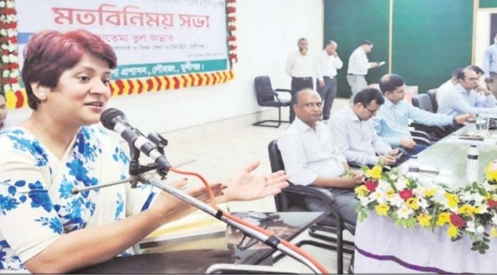 লৌহজংয়ে জেলা প্রশাসকের মতবিনিময় সভা