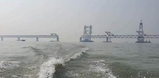 পুরো পদ্মা সেতু দৃশ্যমান হচ্ছে আজ