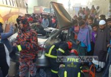 মুন্সীগঞ্জে কার-ট্রাক সংঘর্ষ, নিহত ১
