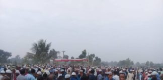 বীর মুক্তিযাদ্ধা ইরশাদ আলী মাস্টারের নামাজে জানাজা অনুষ্ঠিত