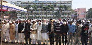 অন্তিম শয়ানে গণমানুষের নেতা হামিদ ফকিরের জানাজায় হাজারো মানুষের ঢল