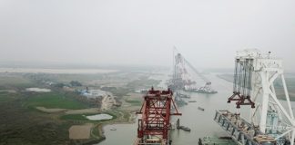 পদ্মা সেতুর আরেকটি স্প্যান বসছে এই সপ্তাহেই