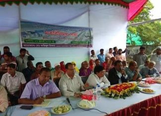 আড়িয়াল বিলে বঙ্গবন্ধু বিমানবন্দর নির্মানে জনগনের সাথে বাস্তবায়ন কমিটির মতবিনিময়