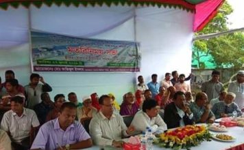 আড়িয়াল বিলে বঙ্গবন্ধু বিমানবন্দর নির্মানে জনগনের সাথে বাস্তবায়ন কমিটির মতবিনিময়