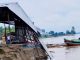 টঙ্গিবাড়ীতে পদ্মার ভাঙ্গনে ২০০ বছরের পুরানো বাজারের ৪ দোকান বিলীন