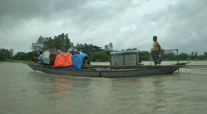 মুন্সীগঞ্জে পানিবন্দি ৫০ হাজার মানুষ