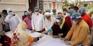 কুমারভোগে আলহাজ্ব আব্দুস সালাম বেপারীর ব্যক্তিগত উদ্যোগে নগদ অর্থ বিতরণ