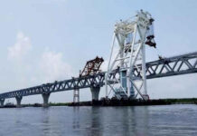পদ্মা সেতুতে ৩১তম স্প্যান বসানো হয়েছে, বাকি রইল দেড় কিলোমিটার