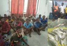 লৌহজংএ পদ্মানদীতে ইলিশ ধরায় ৩৮ জেলেকে জেল-জরিমানা