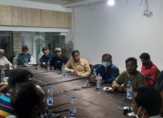হলদিয়ায় স্বেচ্ছাসেবকলীগের বর্ধিত সভা