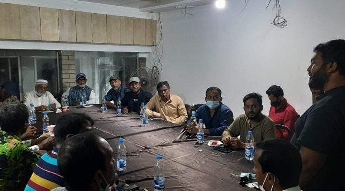 হলদিয়ায় স্বেচ্ছাসেবকলীগের বর্ধিত সভা