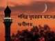 পবিত্র মুহররম মাসের ফযীলত