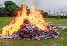 মুন্সীগঞ্জে সাড়ে ৫ কোটি মিটার কারেন্ট জাল ধ্বংস