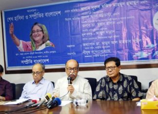 ‘শেখ হাসিনা বিদেশ থেকে এসেছেন মানুষকে মুক্ত করতে’