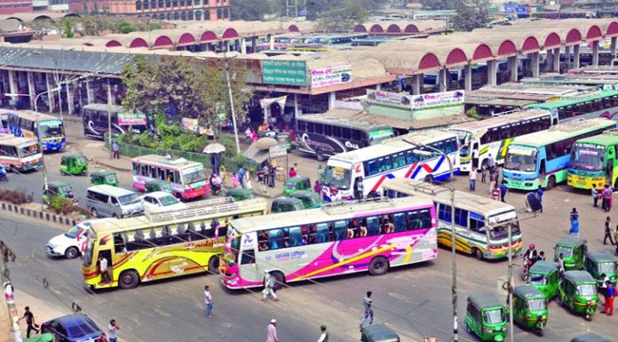 বাস ভাড়া ৮০ শতাংশ বাড়ানোর সুপারিশ