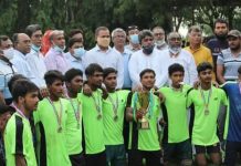 বঙ্গবন্ধু শেখ মুজিবুর রহমান জাতীয় গোল্ড কাপ ফুটবল টুর্নামেন্ট-২০২১এ কনকসার ইউনিয়ন রানার্স আপ