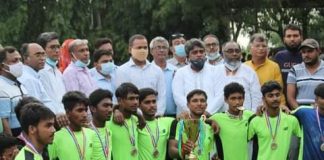 বঙ্গবন্ধু শেখ মুজিবুর রহমান জাতীয় গোল্ড কাপ ফুটবল টুর্নামেন্ট-২০২১এ কনকসার ইউনিয়ন রানার্স আপ