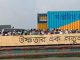 শিমুলিয়া ফেরিঘাট মানুষের ঢল; মার্কেট খুলে দেওয়ার কথা শুনে