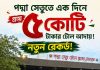 পদ্মা সেতুতে স্বস্তির ঈদযাত্রা, ২৪ ঘণ্টায় টোল আদায় ৪ কোটি ৮০ লাখ