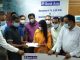সিরাজদিখানে পাবলিক লাইব্রেরীতে ব্যাংক এশিয়ার অনুদান চেক প্রদান