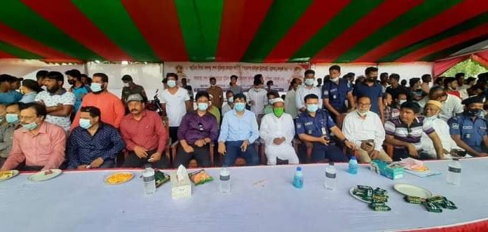 শ্রীনগরে জাতির পিতা বঙ্গবন্ধু শেখ মুজিবুর রহমান জাতীয় গোল্ডকাপ ফুটবল টুর্নামেন্ট ২০২১ উদ্বোধন