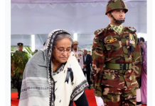 জাতির পিতার প্রতি শ্রদ্ধা নিবেদন প্রধানমন্ত্রীর